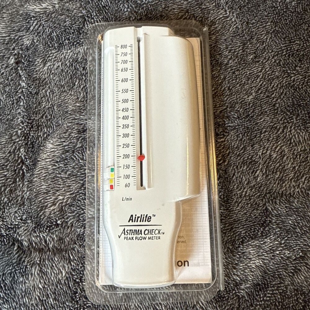 CareFusion 002068, Airlife, Asthma Check Peak Flow Meter, 1 Each